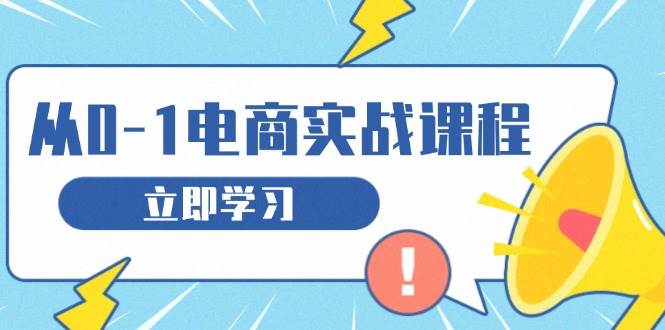 从零做电商实战课程,教你如何获取访客、选品布局,搭建基础运营团队 -1 从零做电商实战课程,教你如何获取访客、选品布局,搭建基础运营团队 -1