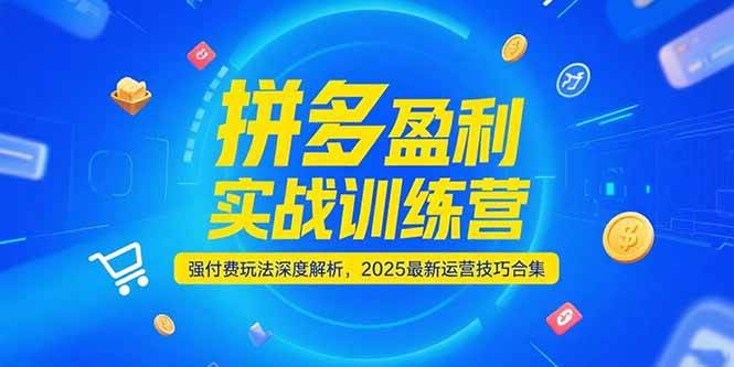 拼多多盈利实战训练营,强付费玩法深度解析,2025最新运营技巧合集 -1 拼多多盈利实战训练营,强付费玩法深度解析,2025最新运营技巧合集 -1