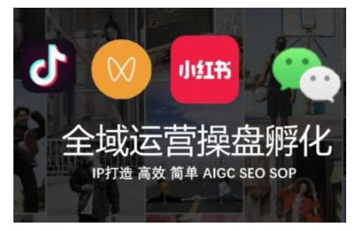 全域运营操盘(抖音+私域+小红书),IP打造高效简单-58电商