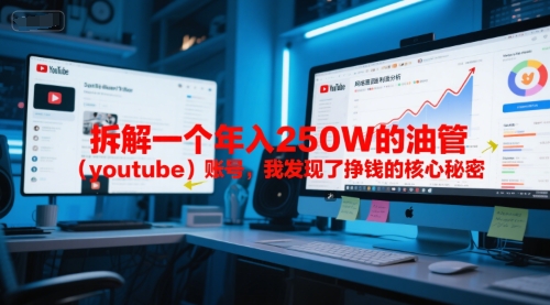 付费文章：拆解一个年入250W的油管（youtube）账号，我发现了挣钱的核心秘密-58电商