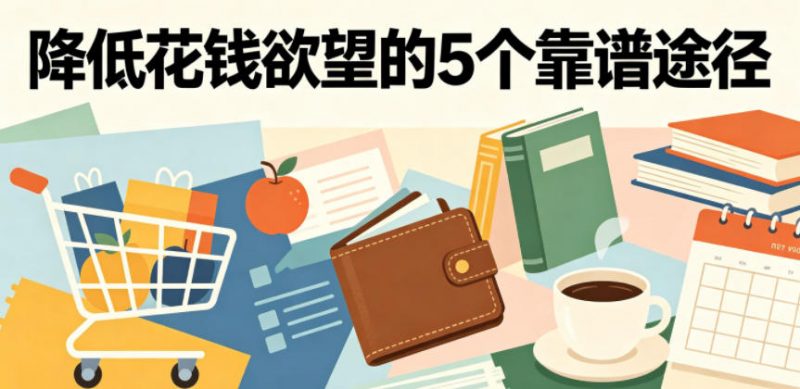 付费文章：降低花钱欲望的5个靠谱途径-58电商