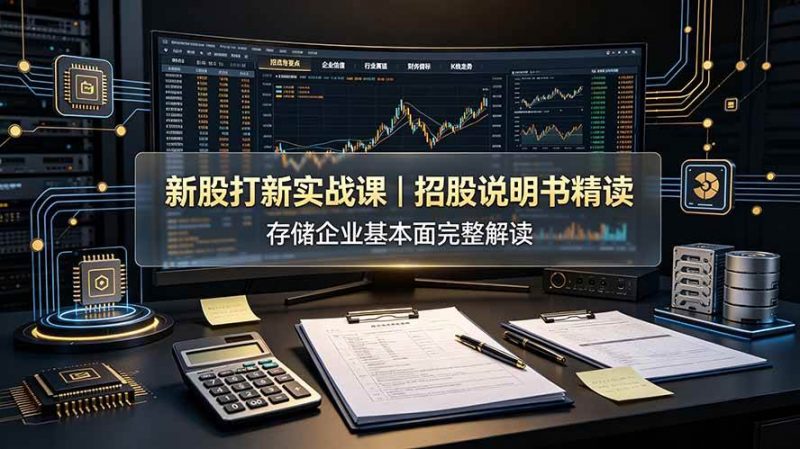 付费文章：新股打新实战课｜招股说明书精读，存储企业基本面完整解读-58电商