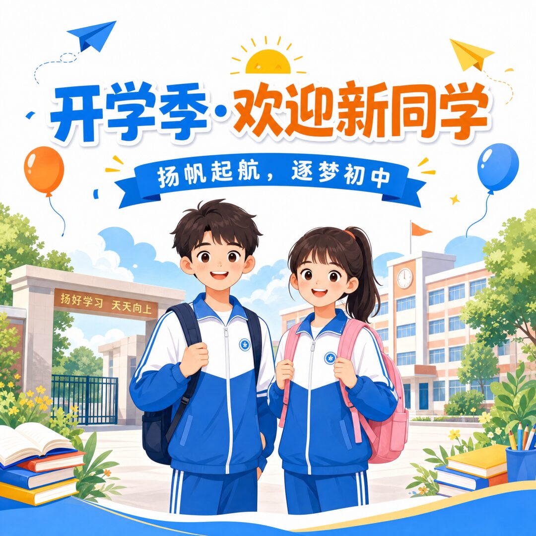 做一个开学季，欢迎新同学，初…