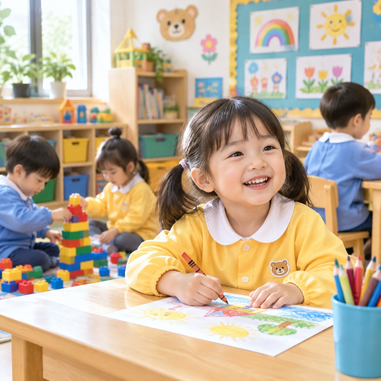 小朋友在幼儿园