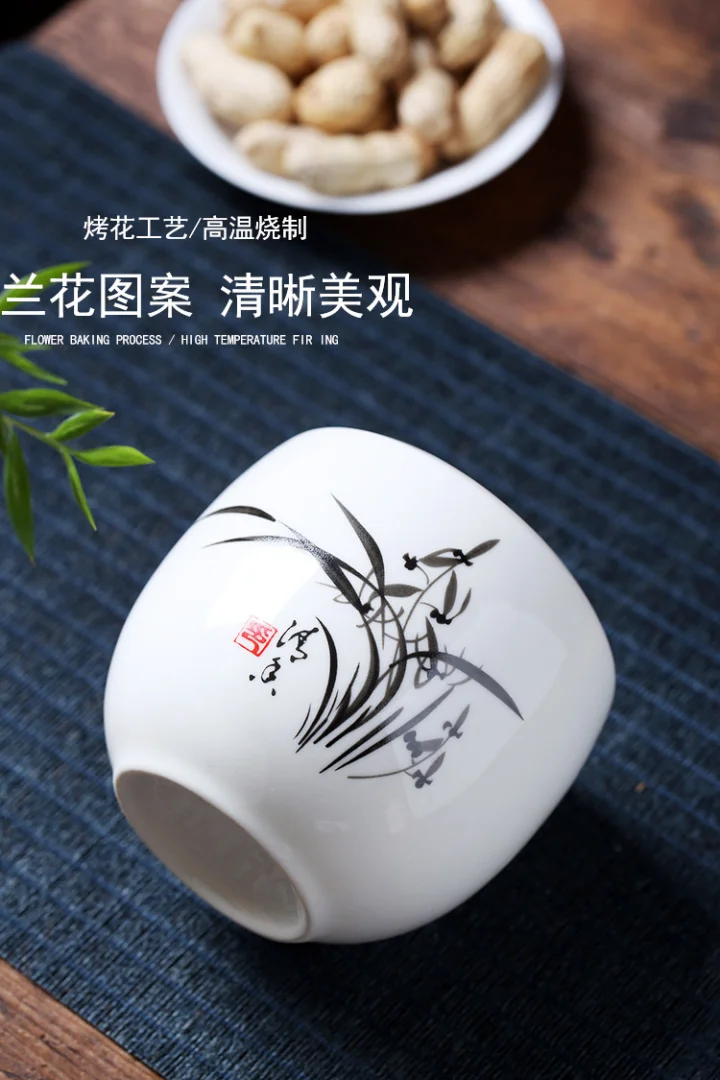 中式白酒酒具温酒器黄酒酒壶陶瓷烫酒壶套装二两温酒器100毫升