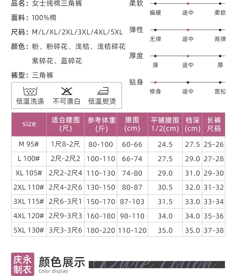 内裤200斤女士纯棉裆三角裤中老年舒适加肥加大厂家一件代发