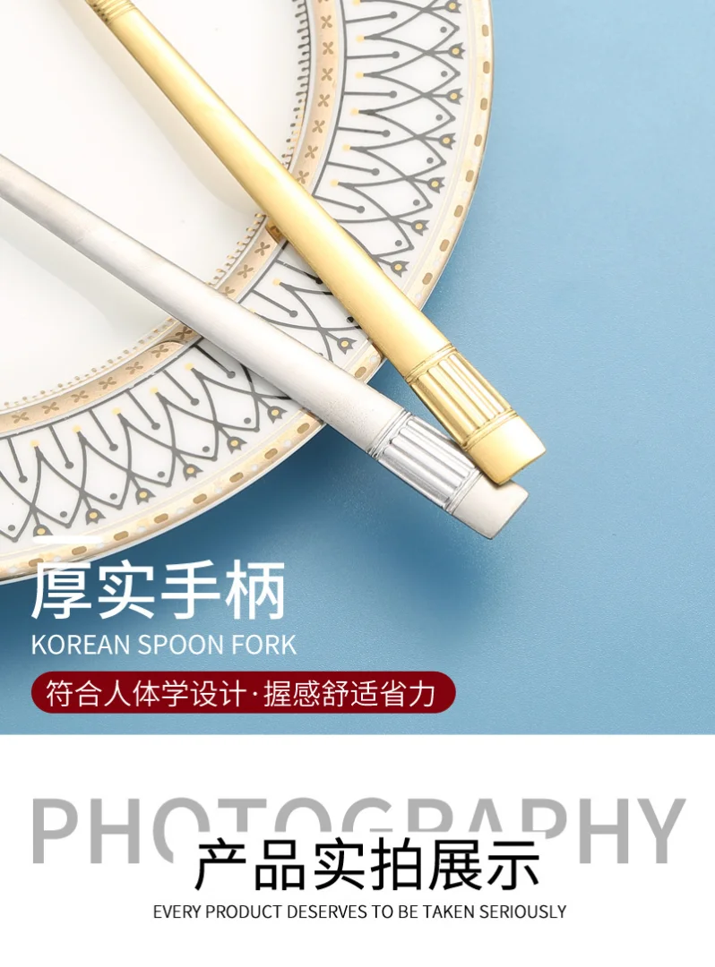 不锈钢加厚方头勺子家用吃饭调羹汤勺网红高颜值韩式干饭灯笼勺