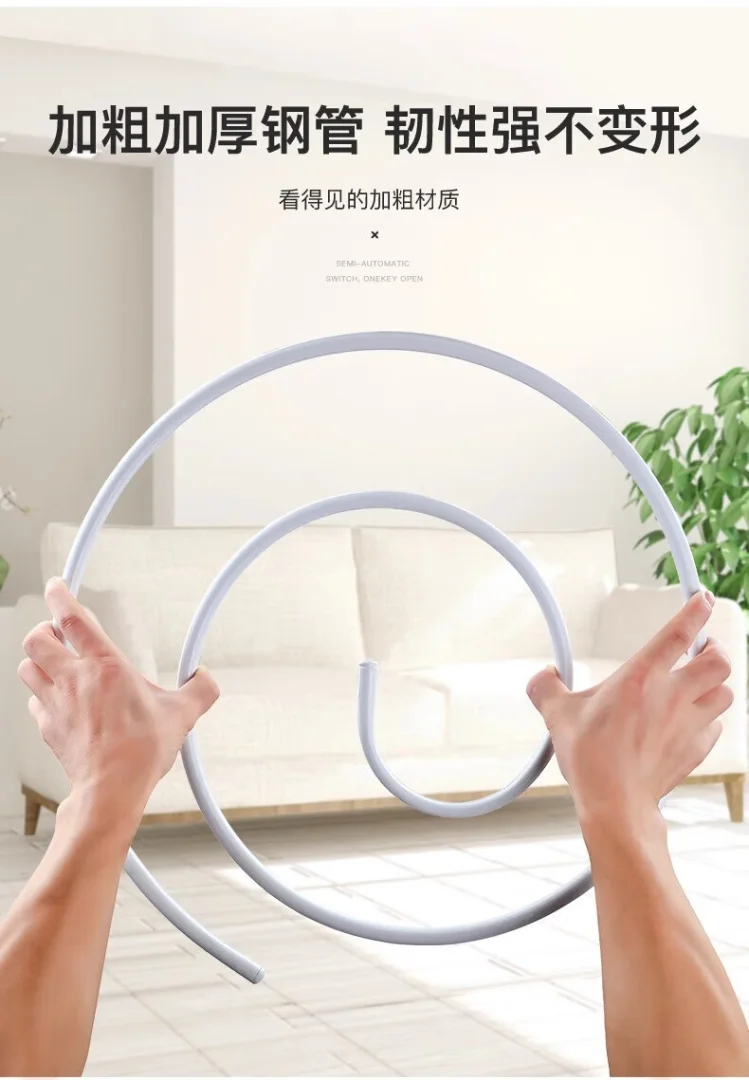 被单阳台可螺旋晾晒晒被子神器螺旋式晾衣架圆形折叠衣架厂家批发