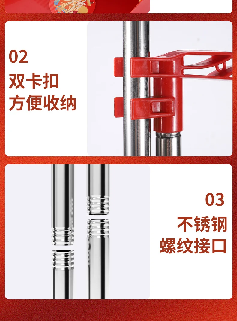 扫把簸箕套装折叠旋转扫帚撮箕组合加厚加大软毛不沾头发扫地笤帚